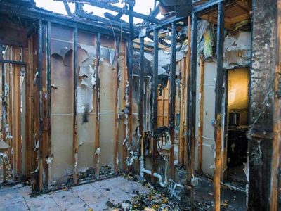 Fire Damaged Residential Restoration